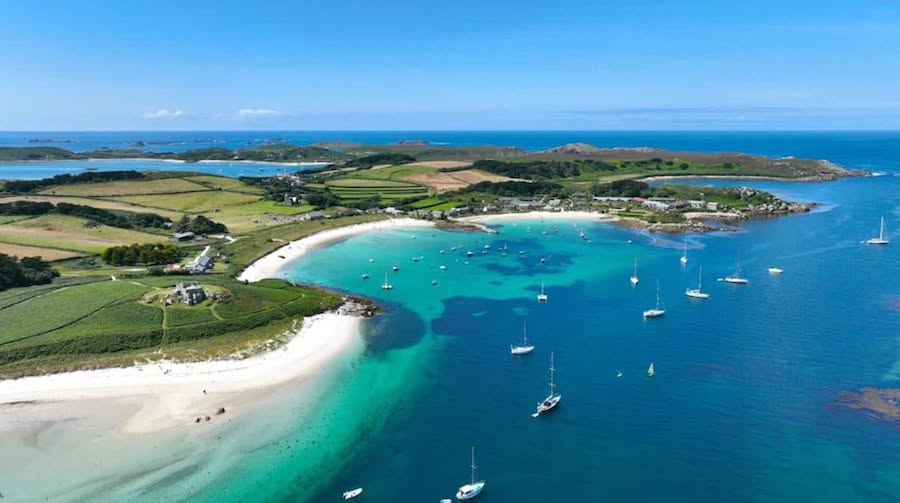Mouillage aux îles Scilly